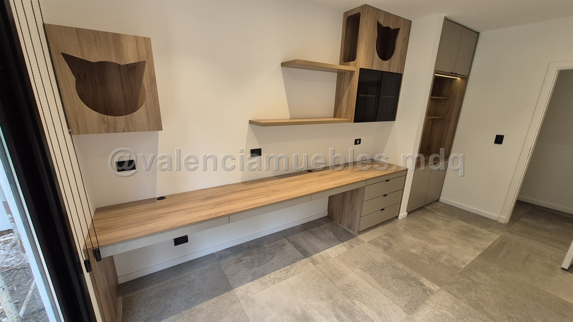 Mueble de estudio a medida